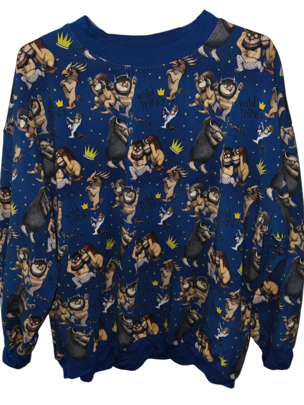 Little Froggy French Terry Pullover Where The Wild Things Are Size 7/8 NWOT
